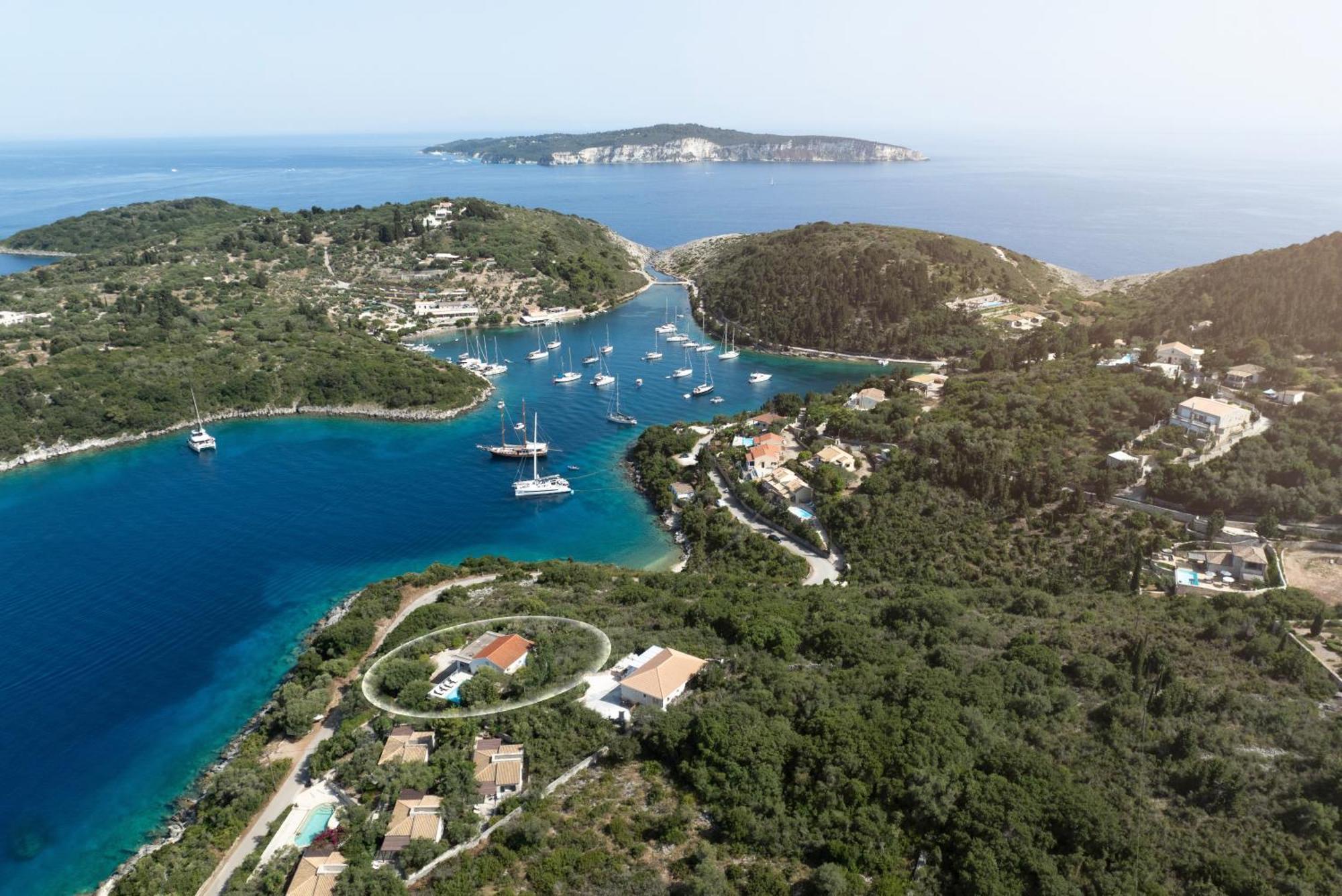 Lioniskari Seaviews - Paxoi'S Private Pool Oasis Villa Porto Ozias Екстериор снимка
