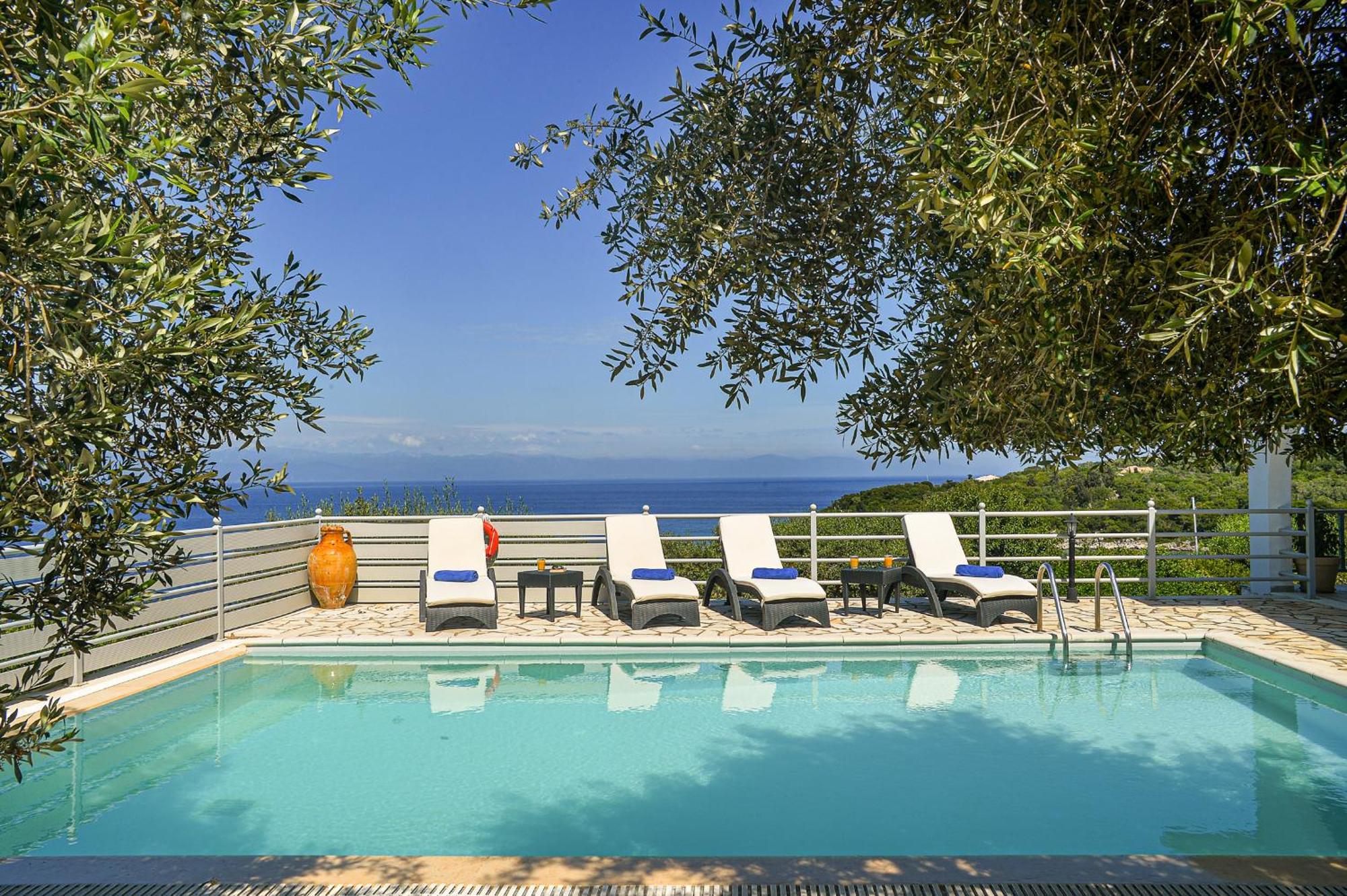 Lioniskari Seaviews - Paxoi'S Private Pool Oasis Villa Porto Ozias Екстериор снимка
